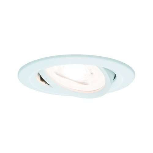 Paulmann Oprawa wbudowana Nova ruchoma LED 1x6,5W 2700K 230V GU10 51mm Biały Mat/Aluminium PL93430) PL93430