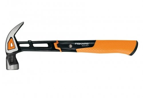 Fiskars Młotek stolarski IsoCore M z zakrzywionym pazurem 1027202 1027202