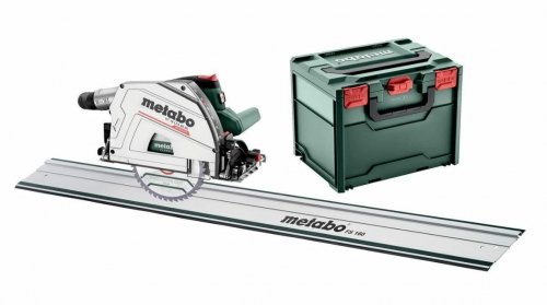 Metabo * 3 LATA DARMOWYCH NAPRAW ** AKUMULATOROWA PILARKA TARCZOWA DO CIĘCIA WGŁĘBNEGO SET KT 18 LTX 66 BL + METABOX 340 + SZYNA PROWADZĄCA FS 160 691172840(me-691172840) 691172840