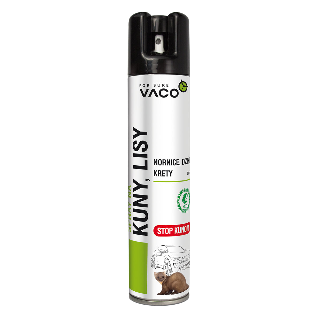 Vaco ECO Spray na Kuny, lisy, łasice, krety, nornice Vaco 300 ml