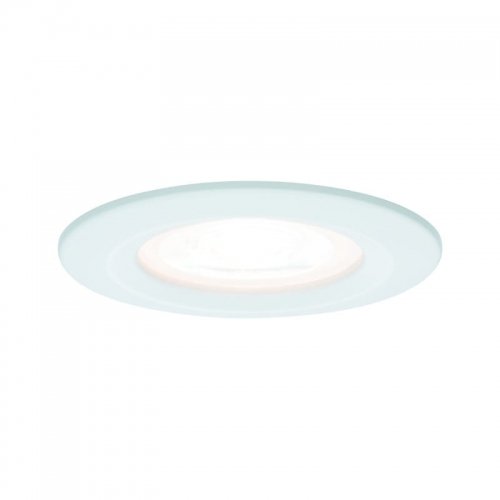Paulmann Oprawa wbudowana Nova LED IP44 1x6,5W 2700K 230V GU10 51mm Biały Mat/Aluminium PL93441