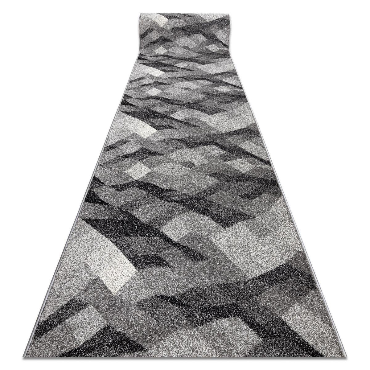 Dywany Łuszczów, Chodnik SILVER Palanga szary 100 cm, 100x180 cm