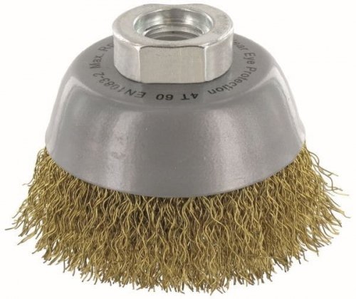 ABRABORO Szczotka doczołowa 60 mm/M14 drut karbo