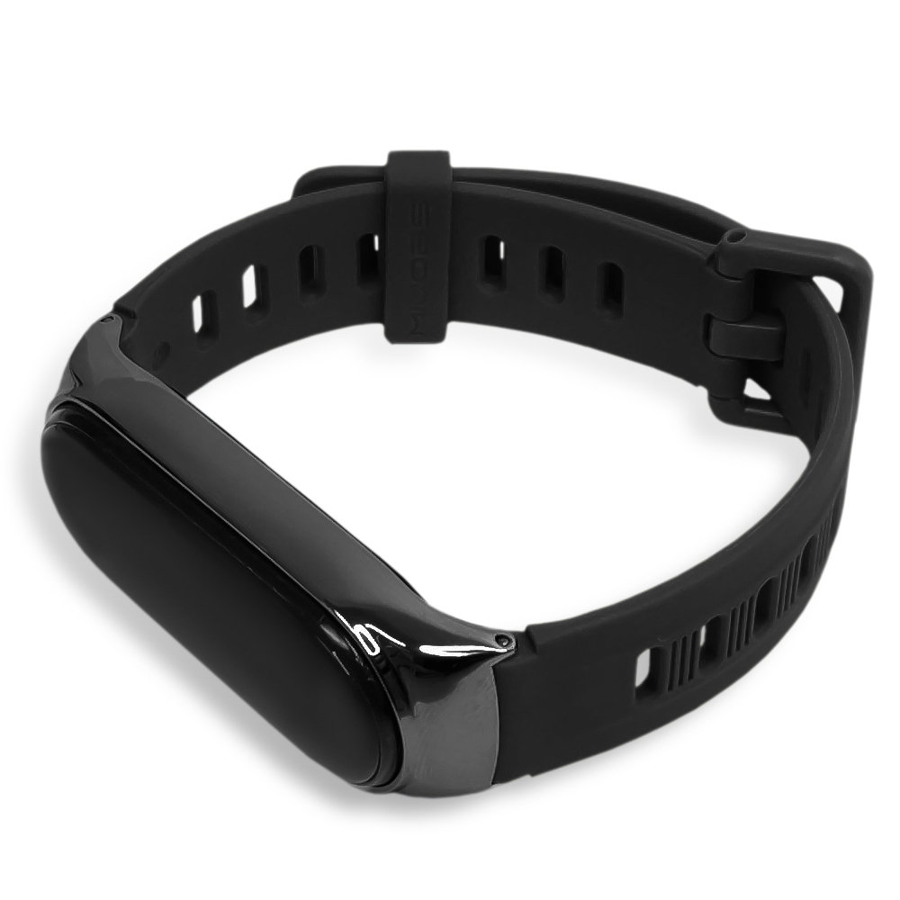 PASEK OPASKA DUO do XIAOMI MI BAND 3/4/5/6 (czarny)