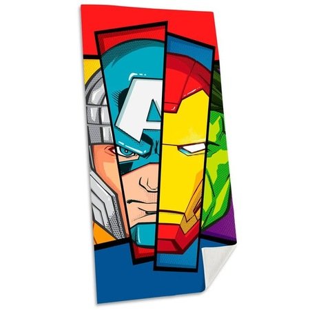 Ręcznik kąpielowy Marvel 70x140 bawełna avengers