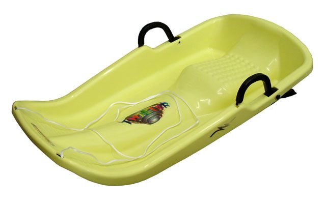 Acra Bobslej Twister plastové Żółte