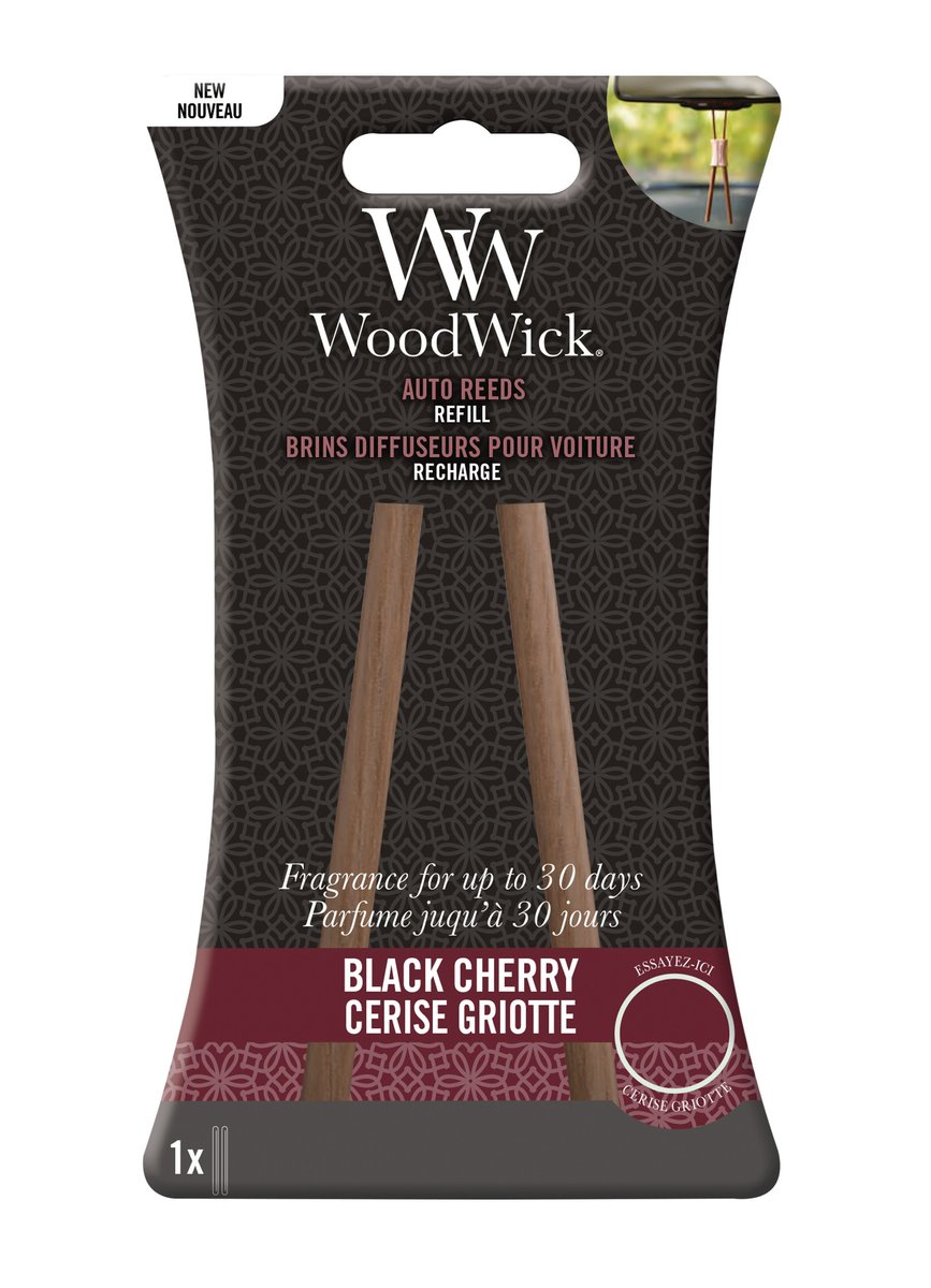 Woodwick Black Cherry pałeczki zapachowe do auta WW uzupełnienie Woo000552