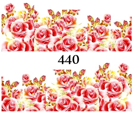 Naklejki wodne na paznokcie - nr 440