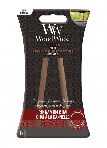 Woodwick Cinnamon Chia pałeczki zapachowe do auta WW uzupełnienie Woo000553