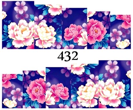 Naklejki wodne na paznokcie - nr 432