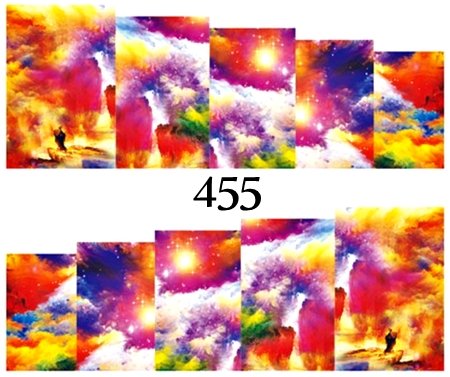 Naklejki wodne na paznokcie - nr 455