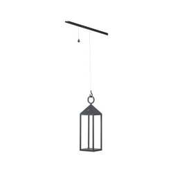 Nowodvorski Zewnętrzna LAMPA wisząca PICNIC 8177+8106 metalowa OPRAWA klatka zwis LED 2,2W 3000K outdoor IP54 grafitowa 8177+8106