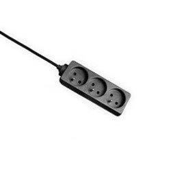 HBF domowy Elgotech EPS-303-2 3 gniazda przewód 3 m z uziemieniem