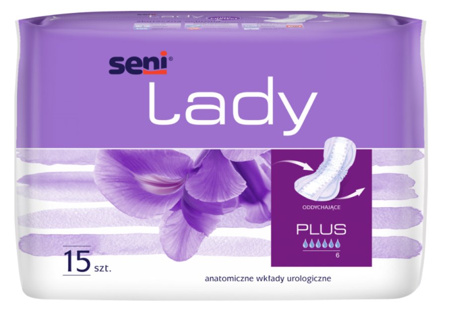 TZMO Wkładki urologiczne dla kobiet Seni Lady Plus x 15 szt