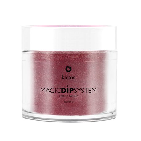 Kabos Cosmetics Proszek do manicure tytanowego - Kabos Magic Dip System 45 Cherry Chocolate