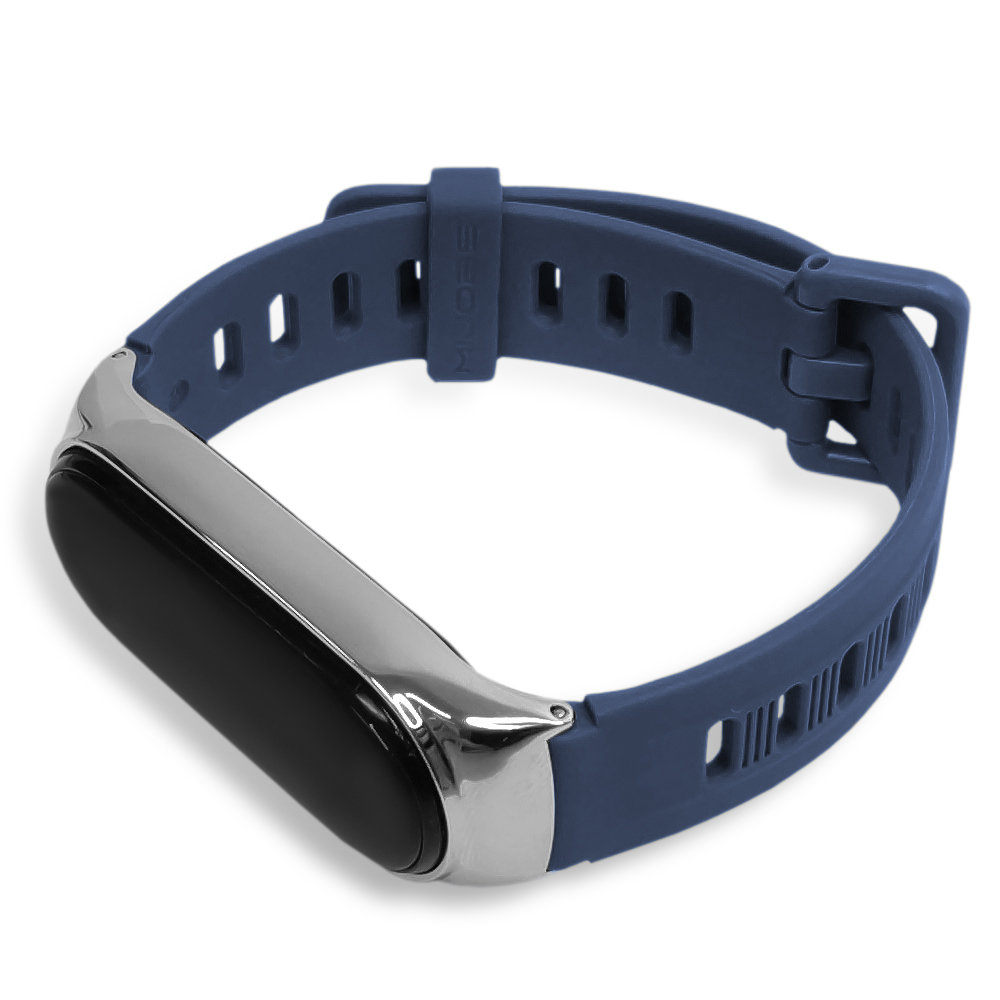 PASEK OPASKA DUO do XIAOMI MI BAND 3/4/5/6 (granatowy)