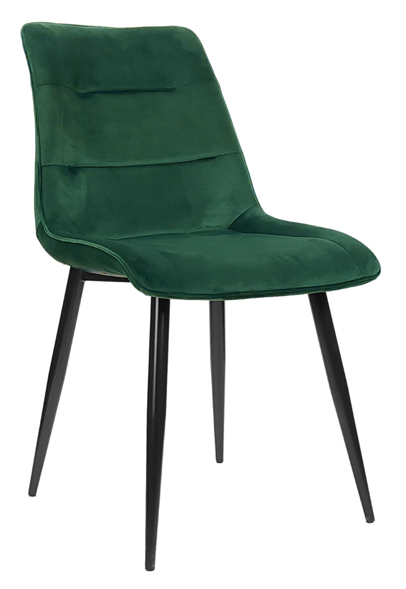 ExitoDesign Krzesło tapicerowane Vida velvet ciemny zielony EXUDC9075/108-88