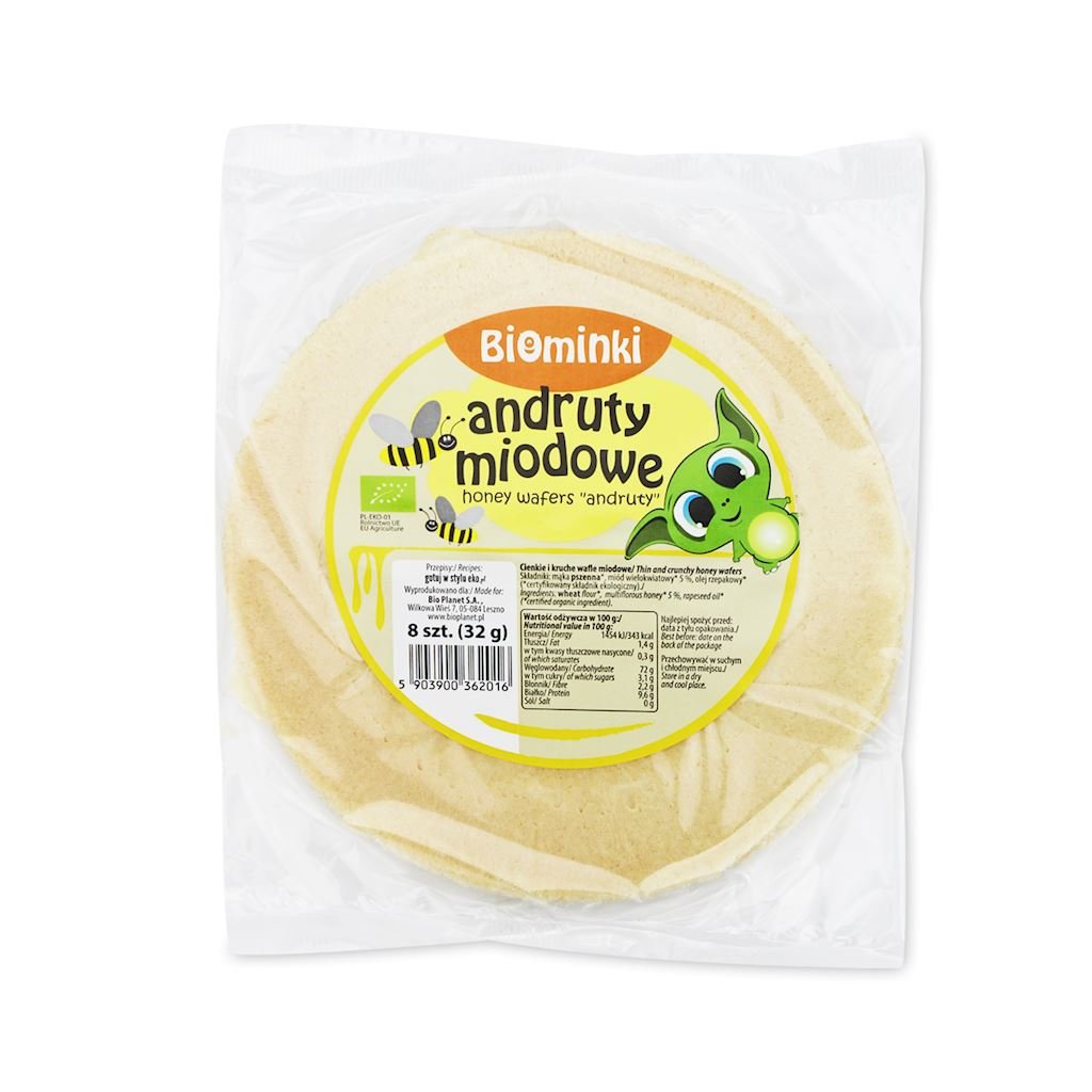 BIOMINKI ANDRUTY MIODOWE BIO 32 g - BIOMINKI BP-5903900362016