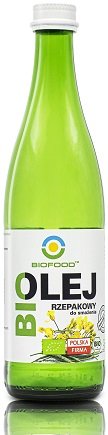 Bio Food Olej Rzepakowy do Smażenia BIO 500ml -