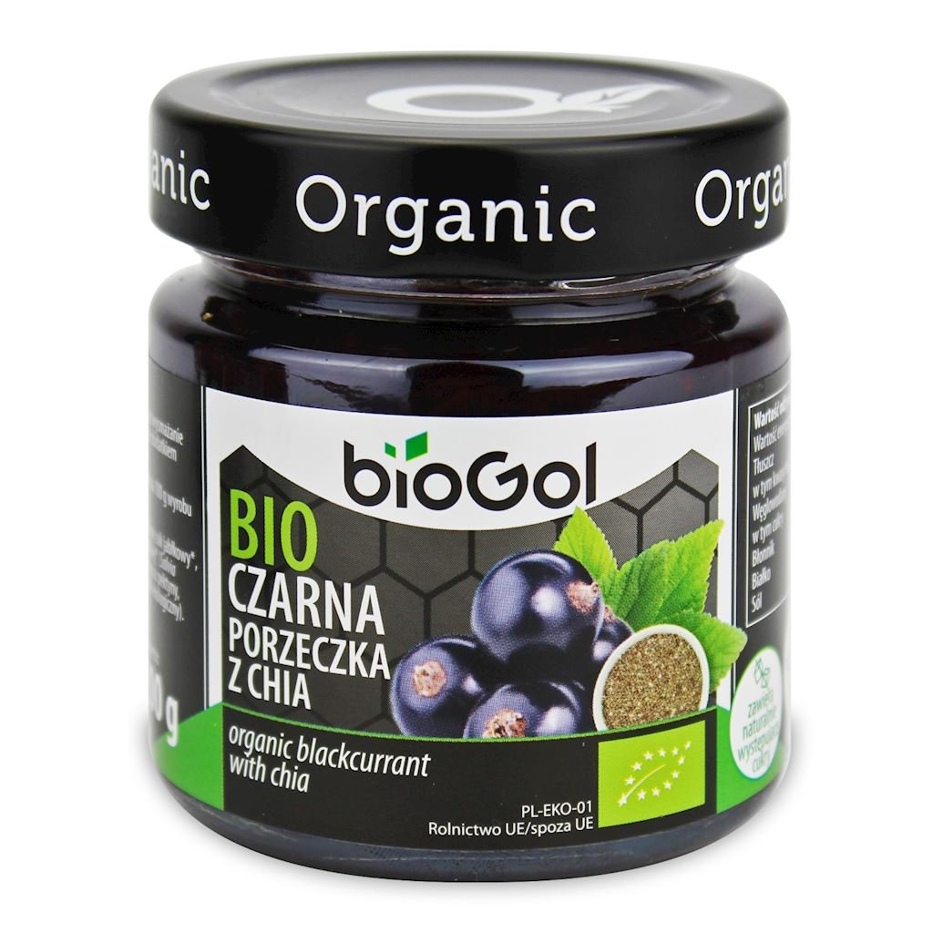 CZARNA PORZECZKA Z CHIA BIO 200 g - BIOGOL 5903900366144