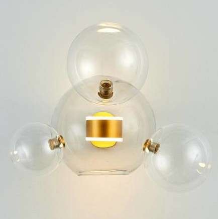 Step into Design Kinkiet BUBBLES-3+1W ST-0801W-3+1 gold Step Into Design  ST-0801W-3+1 gold