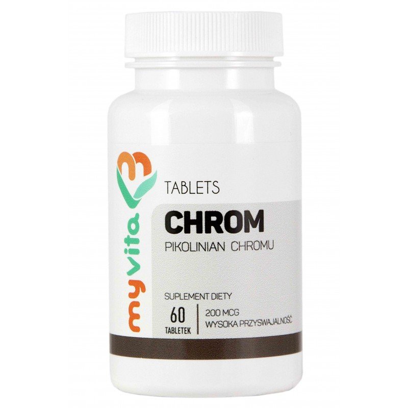 MyVita Chrom Pikolinian Chromu 200 Mcg 60tabl.