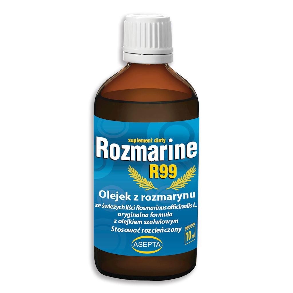 ASEPTA ASEPTA Rozmarine R99 10ml - Olejek z rozmarynu + olejek szałwiowy 21ASEROZ01