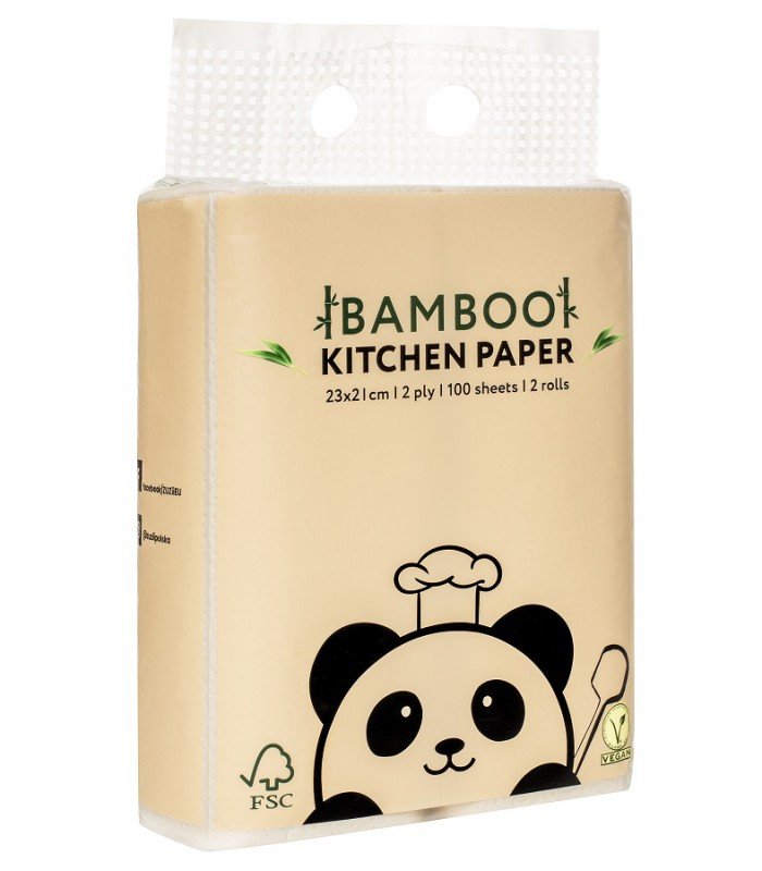 The Cheeky Panda Bambusowy ręcznik kuchenny 2 rol.