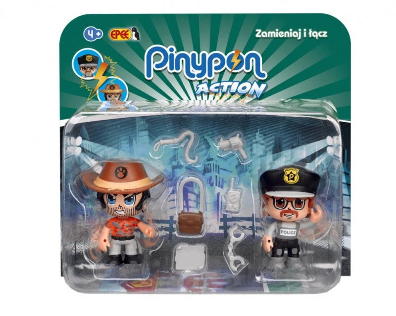 Epee PinyPon Action Zestaw figurek Policjant i podróżnik FPP16056 FPP16056_PP