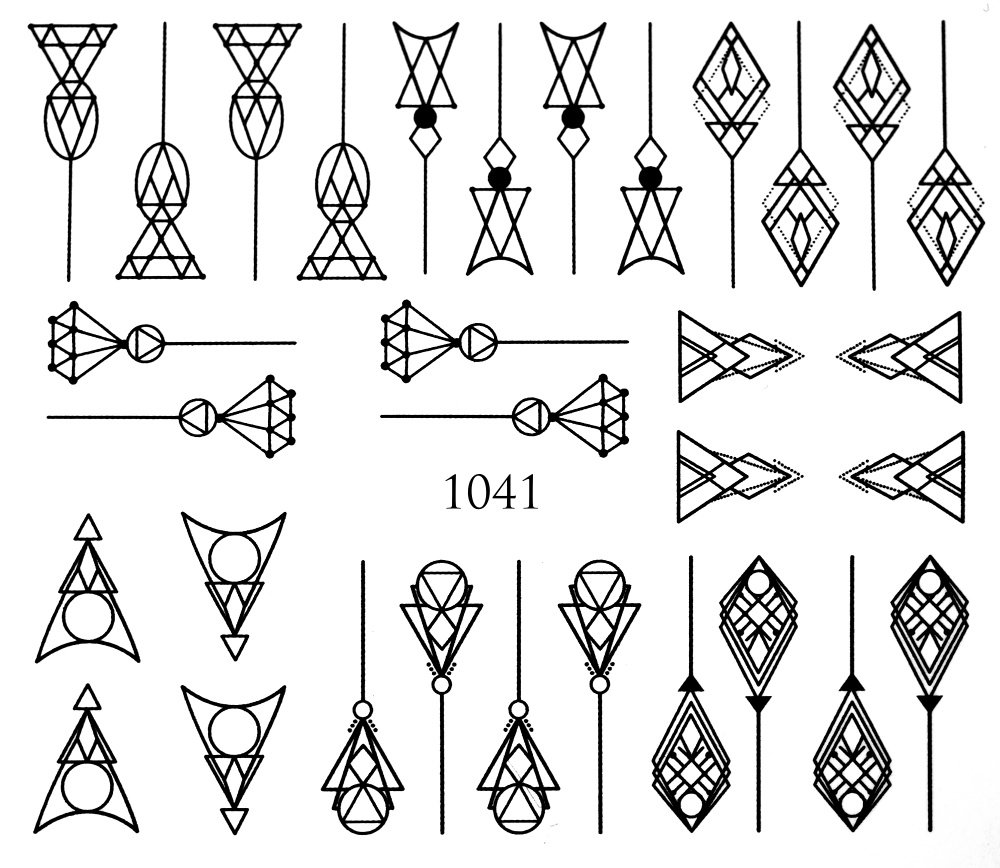 Naklejki wodne na paznokcie Znaki Zodiaku - 487