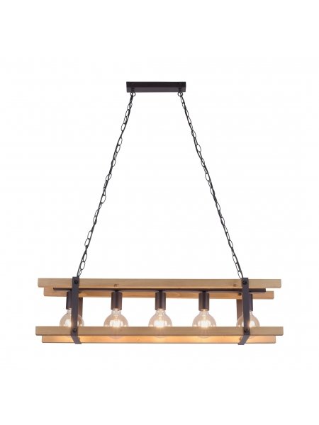 Leuchten Direkt 15685-79 - Żyrandol na łańcuchu EDITH 5xE27/60W/230V