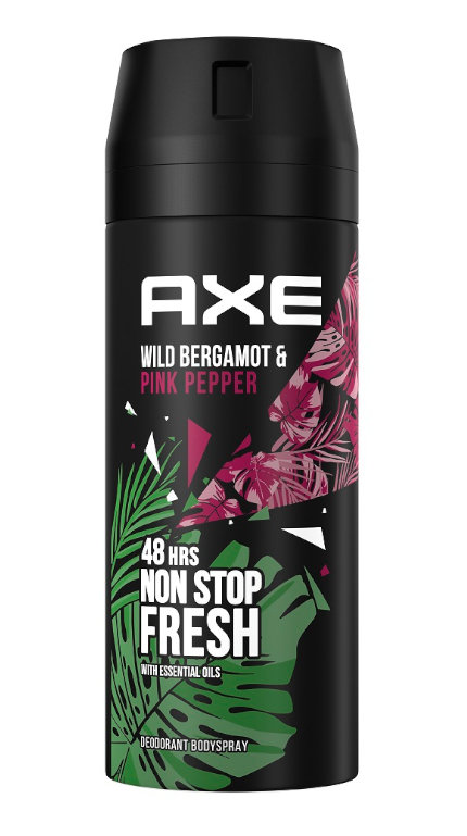 Axe Spray dla mężczyzn Wild Bergamot & Pepper 150 ml