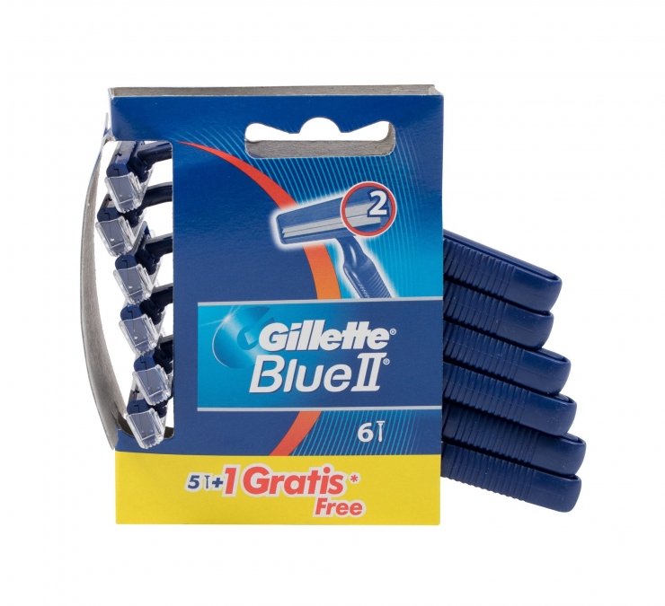 Gillette Blue II 5U, + 1U.