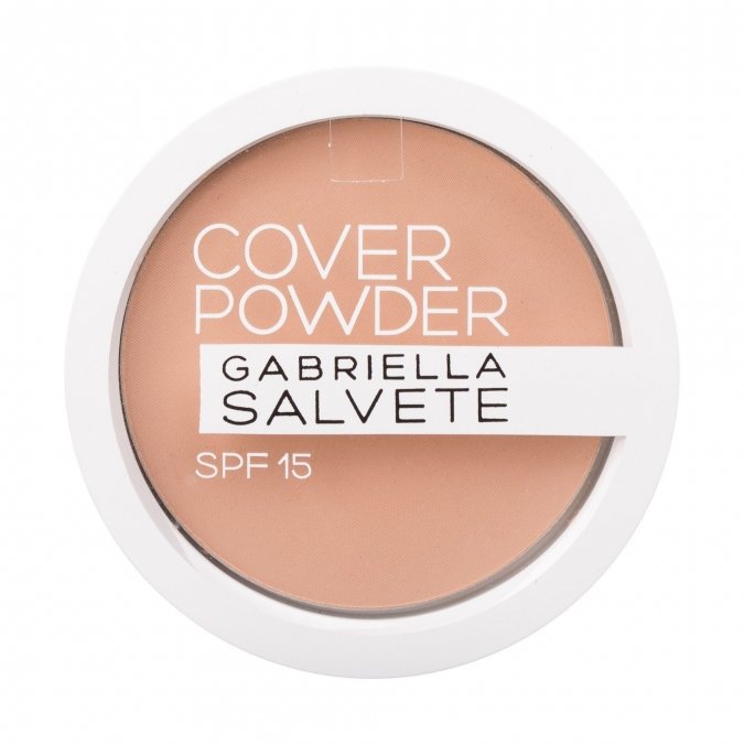 Gabriella Salvete Cover Powder SPF15 puder 9 g dla kobiet 02 Beige