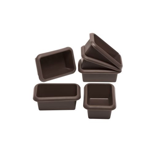 Lurch Mini batzen 6-częściowy zestaw do chleba silikonowa forma do pieczenia forma do pieczenia kształt skrzynki 85078
