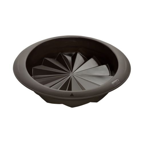 Lurch 85032 Flexi kształt Fancy Cake 24 cm, silikon, brązowy, 32 x 29 x 6,8 cm 85032