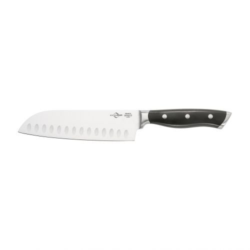 KÜCHENPROFI Kuchenprofi Primus Sivo 18 Cm Czarny Nóż Japoński Santoku Stalowy