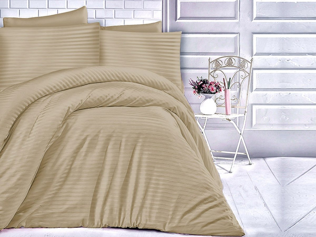 Darymex Pościel satynowa Vivario Light Brown 200x220 dx-220-psc-cglbr