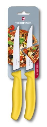 Victorinox scyzoryk zestaw Pizza Żółty Swiss Classic fale z 2 na Blister, 6.7936.12l8b 6.7936.12L8B