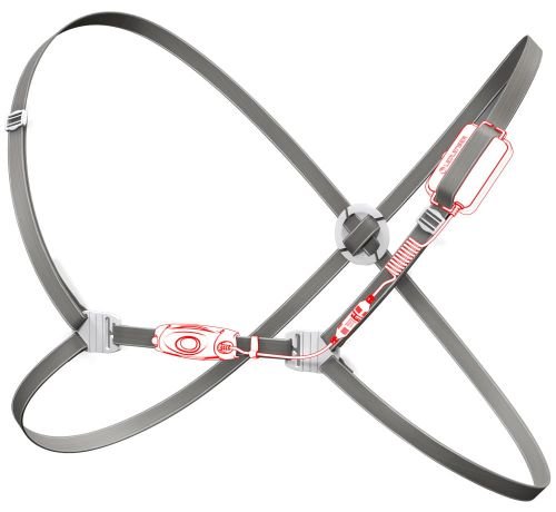 Ledlenser Latarka  Szelki piersiowe LEDLENSER A do latarek NEO i SEO 500935