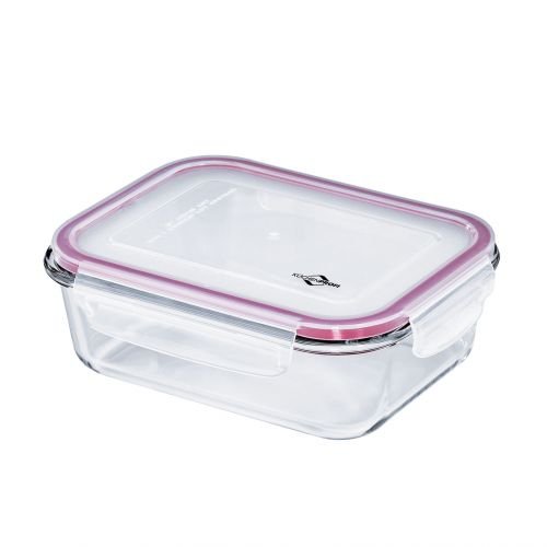 Kuchenprofi Pojemnik na żywność Lunch box szkło/tworzywo sztuczne 20,5 x 15,5 x 6,5 cm 1,1 l KU-1001753520