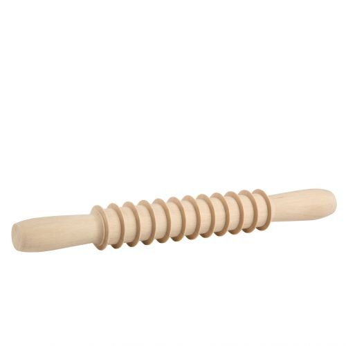 Wałek do krojenia makaronu Kuchenprofi, pappardelle 15 mm, drewno grabowe, dł. 31 cm