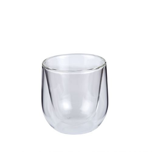 Szklanki do kawy Cilio 2 szt., podwójne ścianki, 0,15 l, śred. 9 x 9 cm