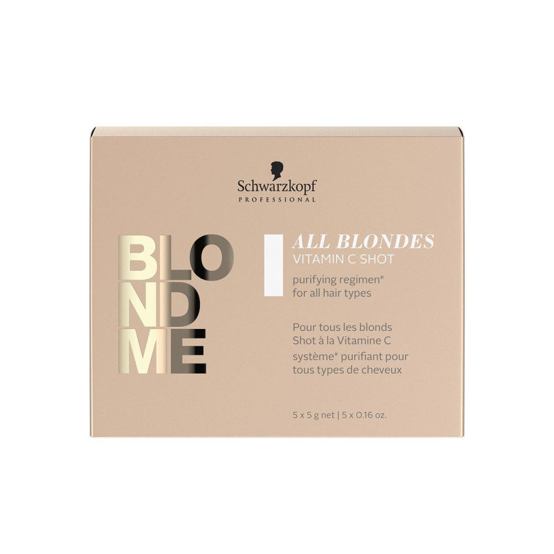 Schwarzkopf Professional Professional Blondme All Blondes Detox koncentrat witaminowy do włosów blond i z balejażem 5x5 g