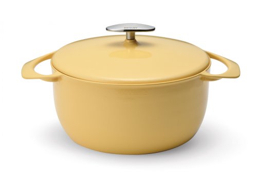 UNILLOY UNILLOY Garnek żeliwny UNILLOY Yellow 22 cm [UC220YE] OM-10123-uniw