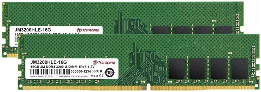 Transcend JetRam JMHLE-32GK moduł pamięci 32 2 x