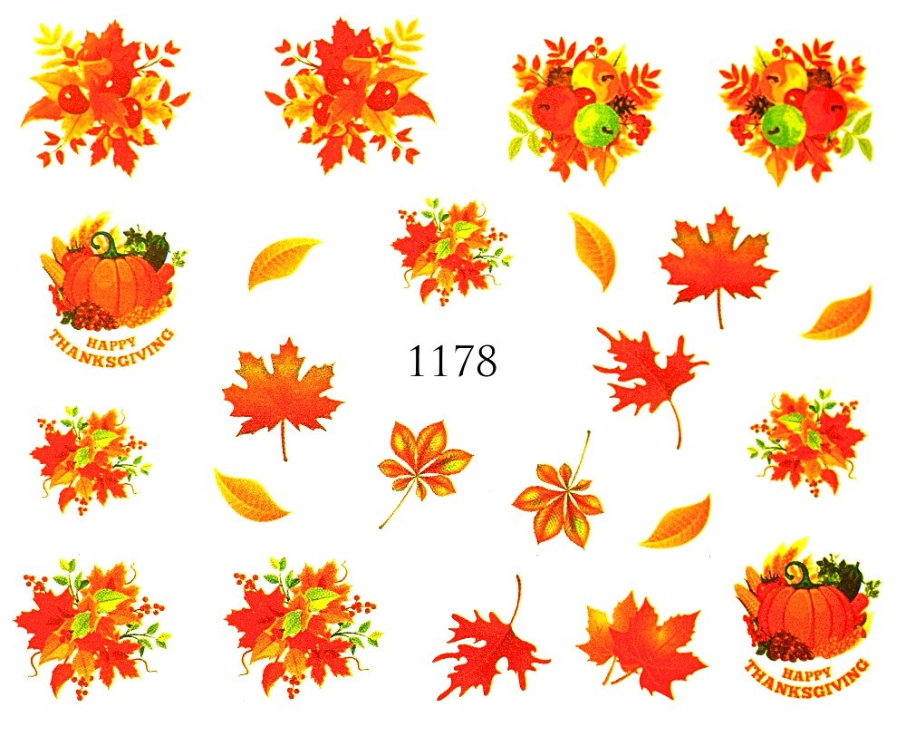 Naklejki wodne na paznokcie Wiosenne - nr 302