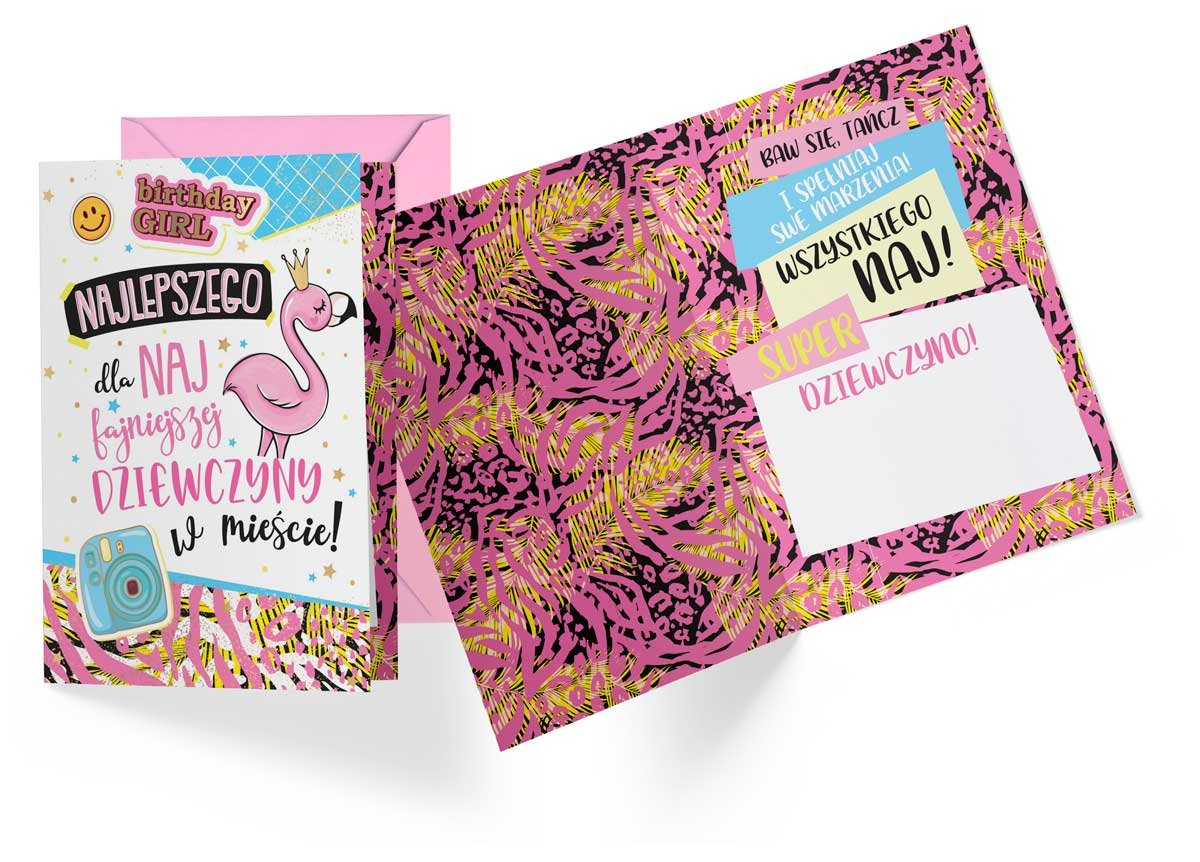 Karnet B6 PR-351 Urodziny