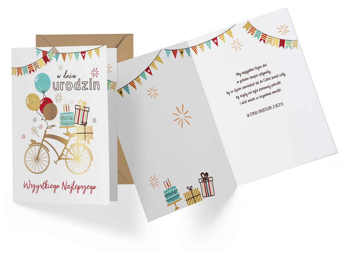 Karnet B6 PR-352 Urodziny