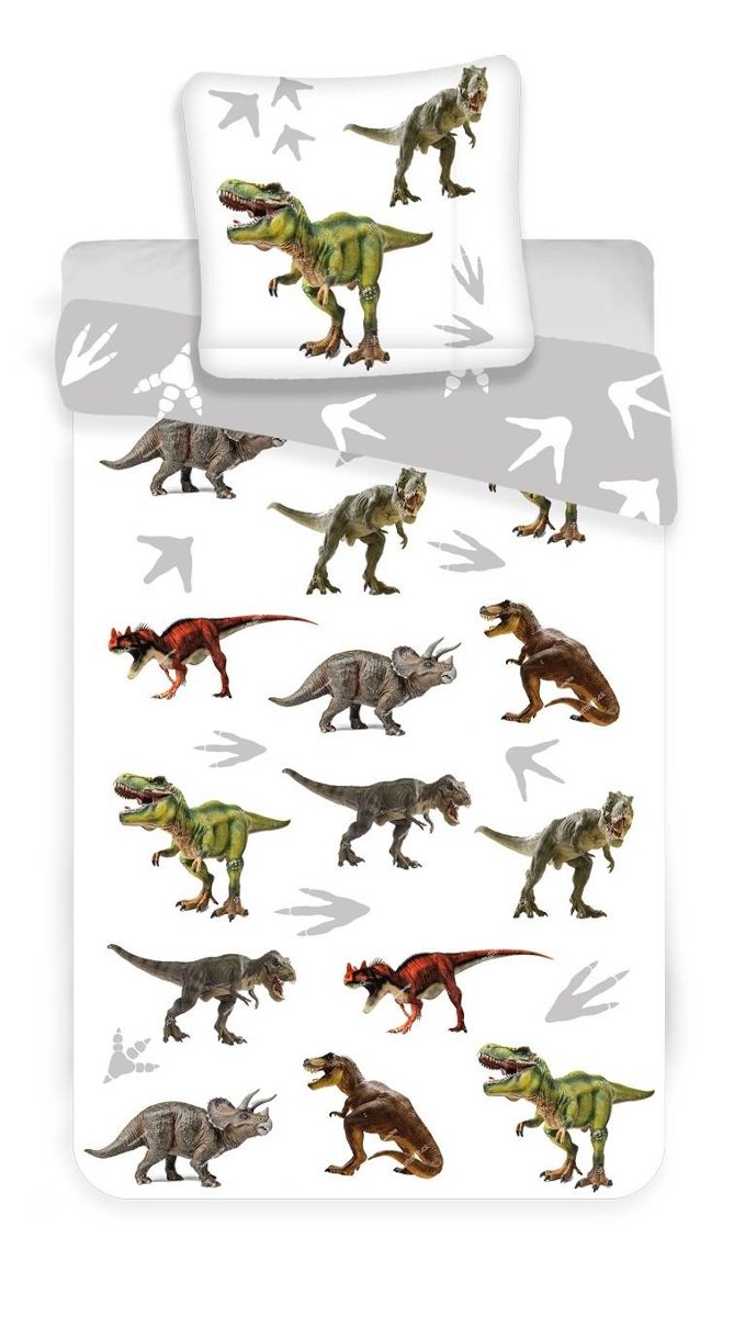 Dinozaury Dino Pościel Dla Dzieci 135X100 100X135